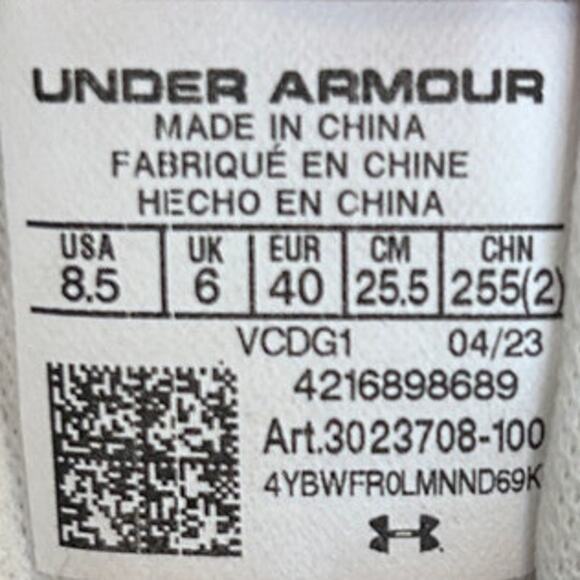 Under Armour-Horv Ace 2.0 Highlight-Volleyball-White-Women's - 8.5 - 3023708-100 - Picture 9 of 9